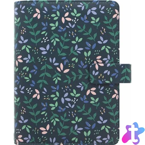 Kalendárium, gyűrűs, betétlapokkal, pocket méret, FILOFAX "Garden Dusk"