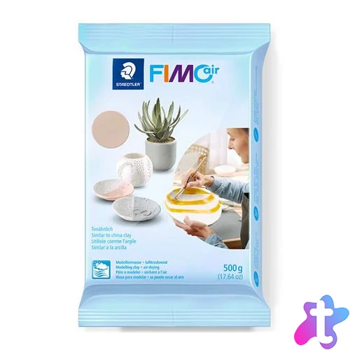 Gyurma, 500 g, levegőre száradó, FIMO "Air Basic", bőrszín