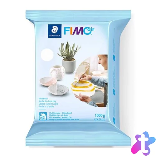 Gyurma, 1000 g, levegőre száradó, FIMO "Air Basic", fehér