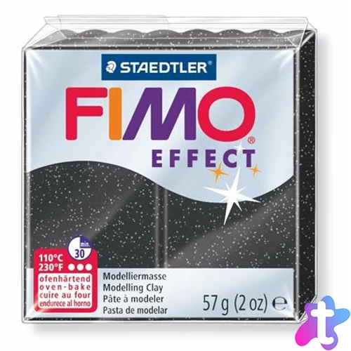 Gyurma, 57 g, égethető, FIMO "Effect", csillagpor