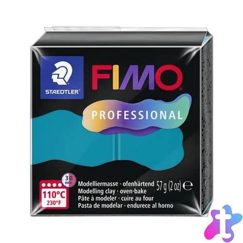 Gyurma, 57 g, égethető, FIMO "Professional", petrol