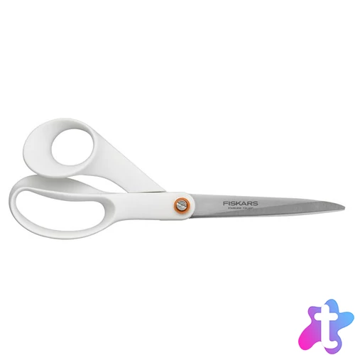 Olló, általános, 21 cm, FISKARS "Functional Form", fehér