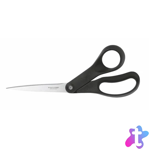 Olló, általános, 21 cm, FISKARS "Essential", fekete