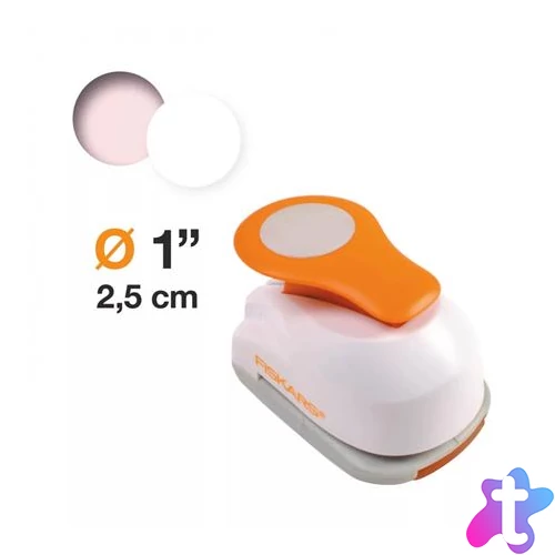 Mintalyukasztó, 25 mm, kör, FISKARS