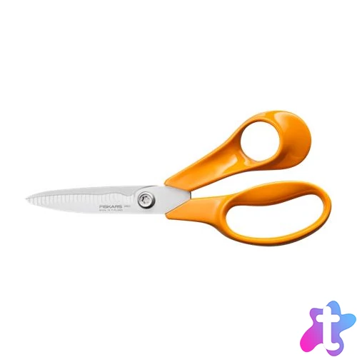 Olló, konyhai, 18 cm FISKARS "Classic", narancssárga