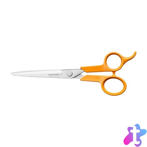 Hajvágó olló, 17 cm, FISKARS "Classic", narancssárga