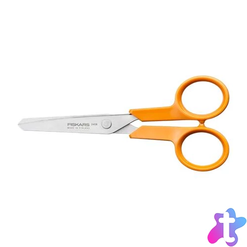 Olló, barkács, 13 cm, FISKARS "Classic", narancssárga