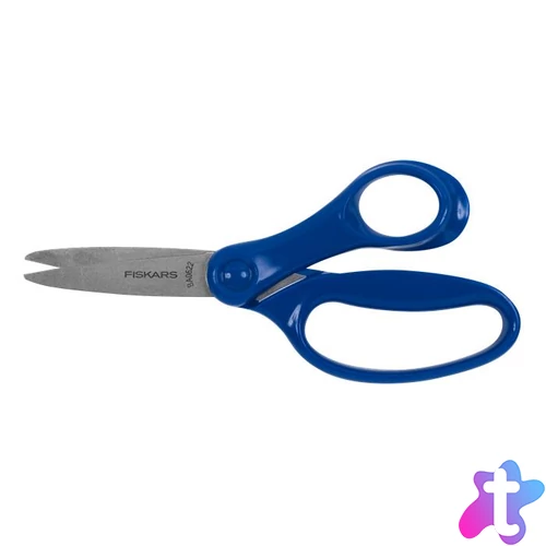 Olló, iskolai, 15 cm, FISKARS, kék