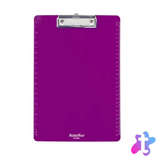 Felírótábla, A4, műanyag, FLEXOFFICE "FO-CB011", lila