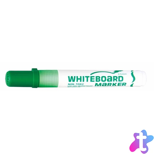 Táblamarker, 2,5 mm, kúpos, FLEXOFFICE "WB02", zöld