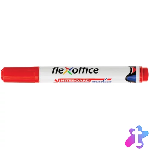 Táblamarker, 2,5 mm, kúpos, FLEXOFFICE "WB03", piros