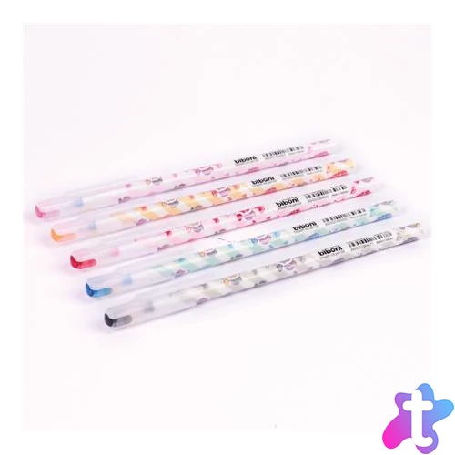 Golyóstoll, 0,3 mm, kupakos, FLEXOFFICE "Biboni", kék