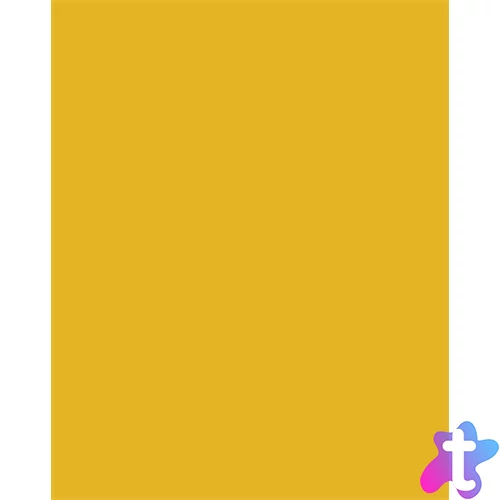 Színes papír, A3, 130 g, 50 lap, FOLIA, mélysárga