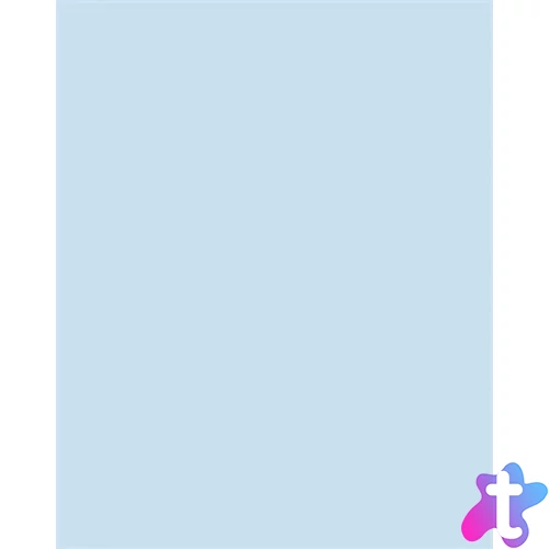 Színes papír, A3, 130 g, 50 lap, FOLIA, jégkék