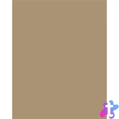 Színes papír, A3, 130 g, 50 lap, FOLIA, őzbarna