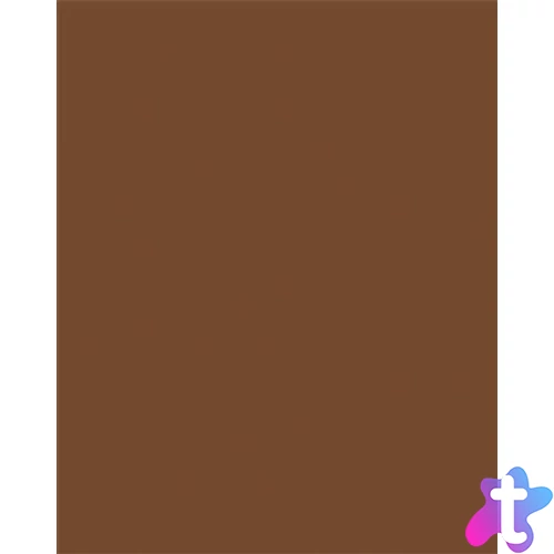 Színes papír, A3, 130 g, 50 lap, FOLIA, csokoládébarna