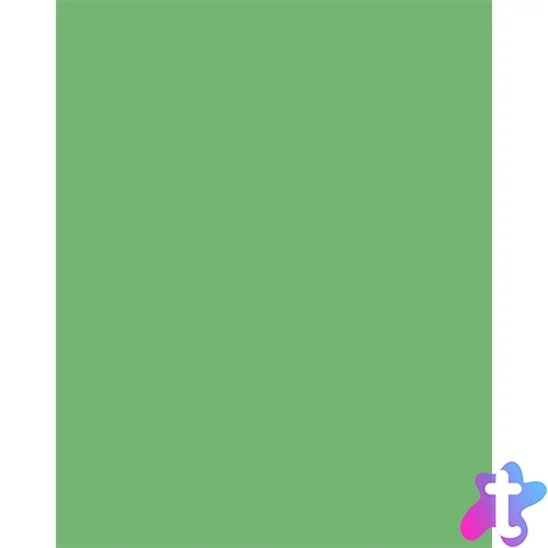 Dekorkarton, 2 oldalas, 50x70cm, 220 g, 10 lap, FOLIA, smaragdzöld