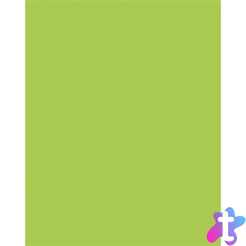 Dekorkarton, 2 oldalas, 50x70cm, 220 g, 10 lap, FOLIA, tavaszzöld