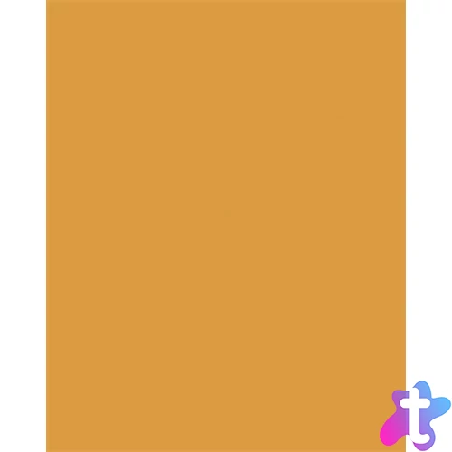 Dekorkarton, 2 oldalas, 50x70cm, 220 g, 10 lap, FOLIA, okkersárga