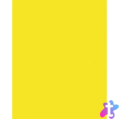 Dekorkarton, 2 oldalas, 50x70cm, 220 g, 10 lap, FOLIA, citromsárga