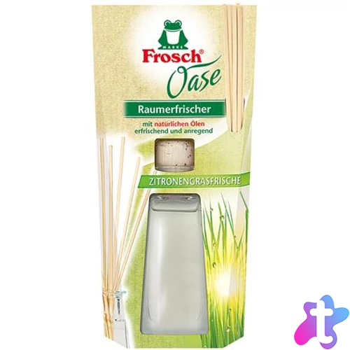 Légfrissítő, 90 ml, FROSCH "Oase", citromfű