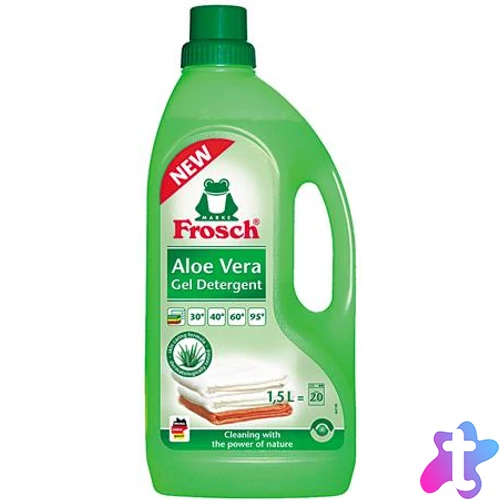 Folyékony mosószer, 1,5 l, FROSCH "Aloe Vera"