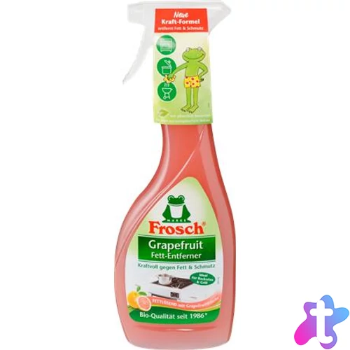 Konyhai tisztító- és zsíroldó spray, 500 ml, FROSCH, grapefruit
