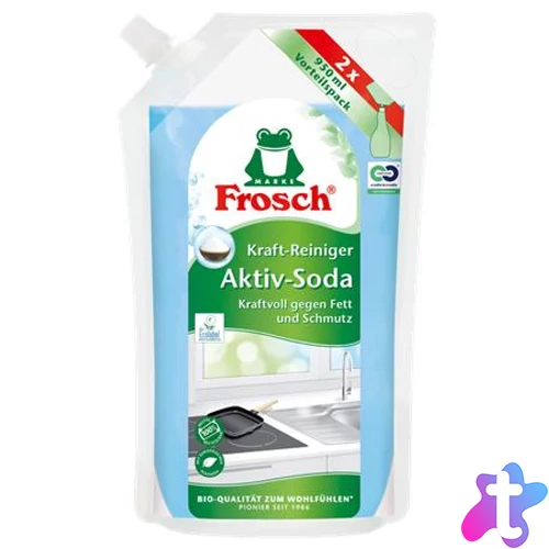 Konyhai tisztítószer, szóda kivonattal, 950 ml, utántöltő, FROSCH