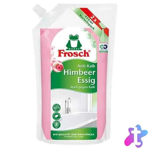 Vízkőoldó, málnaecettel, 950 ml, utántöltő, FROSCH