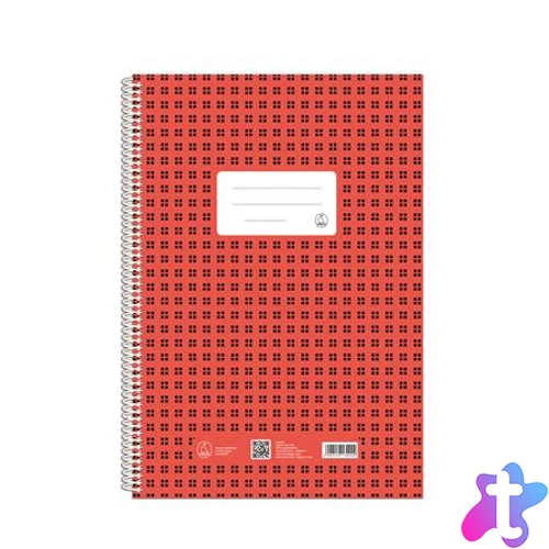 Spirálfüzet, A4, kockás, 80 lap, FŰZFŐI "Novum"