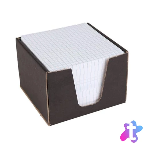 Kockatömb, 100x100x75 mm, adagolóval, FŰZFŐI, kockás