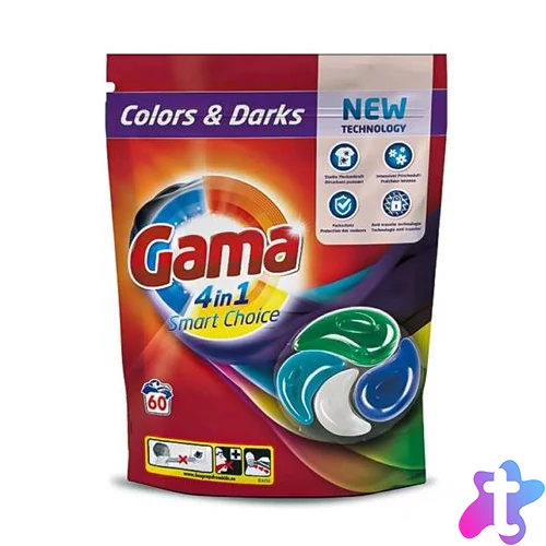 Mosókapszula, 60 db, GAMA "Color"