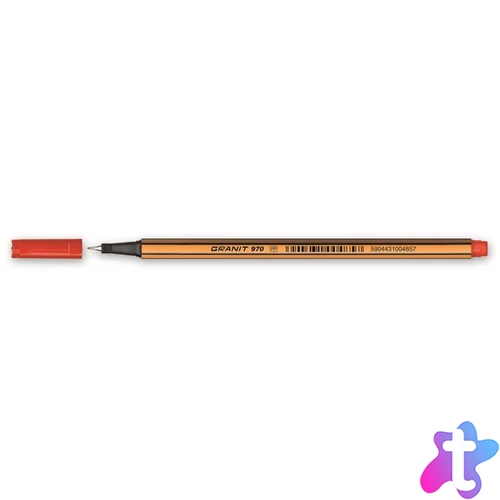 Tűfilc, 0,4 mm, GRANIT "C970", piros