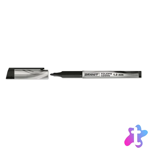 Alkoholos marker, OHP, 1 mm, GRANIT "M859", fekete