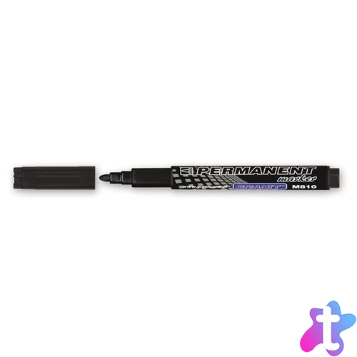 Alkoholos marker, 1,5-2,5 mm, kúpos, GRANIT "Piccolo M810", fekete