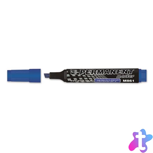 Alkoholos marker, 1-5 mm, vágott, GRANIT "M861", kék