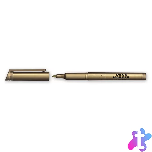 Dekormarker, 1 mm, kúpos, GRANIT "M850", arany
