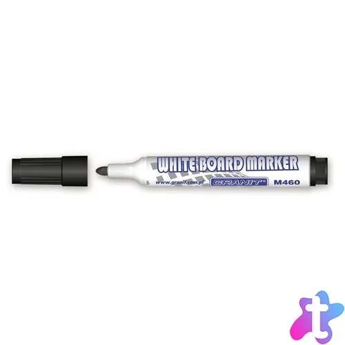 Táblamarker, 2-3 mm, kúpos, GRANIT "M460", fekete