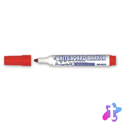 Táblamarker, 2-3 mm, kúpos, GRANIT "M460", piros