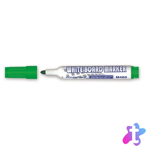 Táblamarker, 2-3 mm, kúpos, GRANIT "M460", zöld