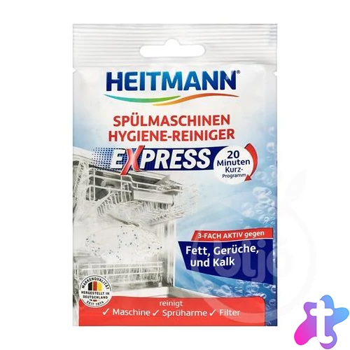 Mosogatógép tisztító por, 30 g, HEITMANN "Express"