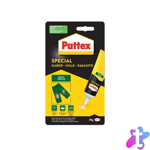 Ragasztó, speciális, 20 g, HENKEL "Pattex Repair Special Textil"