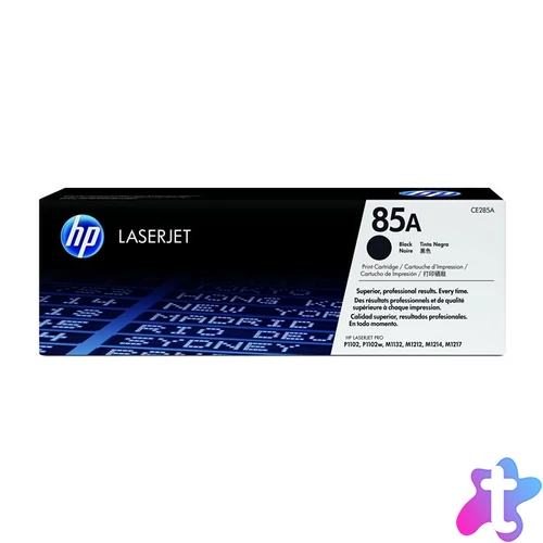 CE285A Lézertoner LaserJet P1102 nyomtatóhoz, HP 85A, fekete, 1,6k