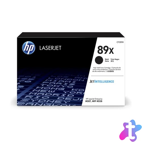 CF289X Lézertoner Enterprise M507, MFP M528 nyomtatókhoz, HP 89X, fekete, 10k