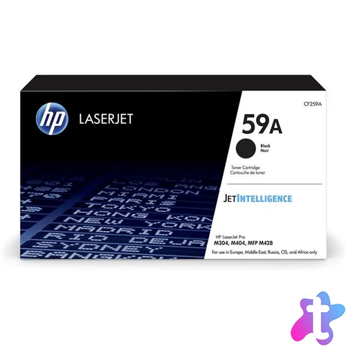 CF259A Lézertoner LaserJet Pro M404, MFP M428 nyomtatókhoz, HP 59A, fekete, 3k