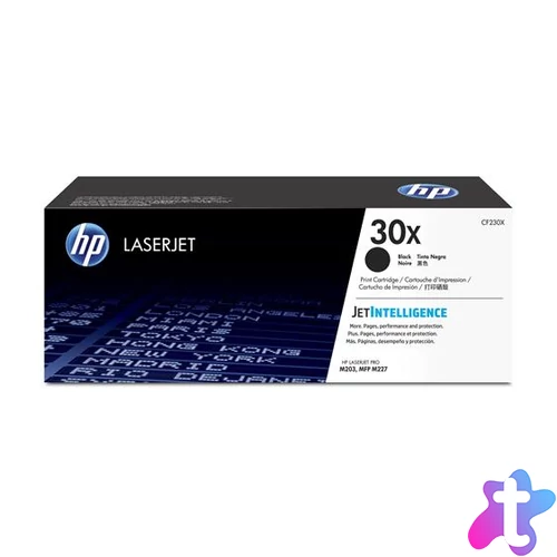 CF230X Lézertoner Laserjet M203, M227 nyomtatókhoz, HP 30X, fekete, 3,5k