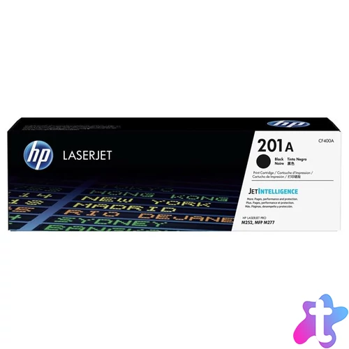 CF400A Lézertoner Color LaserJet Pro M252,M277 nyomtatóhoz, HP 201A, fekete, 1,5k