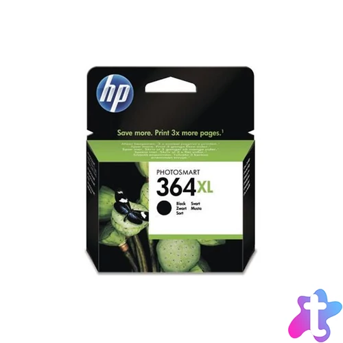 CN684E Tintapatron Photosmart C5380, C6380, D5460 nyomtatókhoz, HP 364xl, fekete, 550 oldal