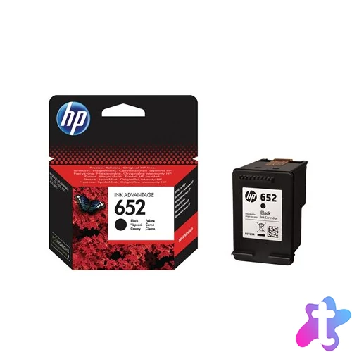 F6V25AE Tintapatron Deskjet Ink Advantage 1115 nyomtatókhoz, HP 652, fekete, 360 oldal