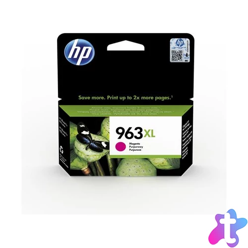 3JA28AE Tintapatron OfficeJet Pro 9010, 9020 nyomtatókhoz, HP 963XL, magenta, 1600 oldal